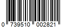 Barcode 0739510002821