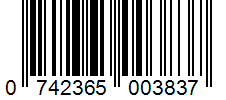 Barcode 0742365003837
