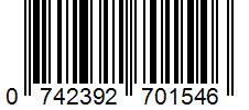 Barcode 0742392701546