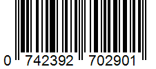 Barcode 0742392702901