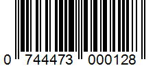 Barcode 0744473000128