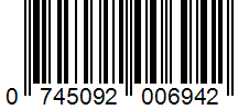 Barcode 0745092006942
