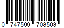 Barcode 0747599708503