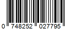 Barcode 0748252027795