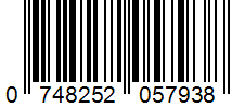 Barcode 0748252057938