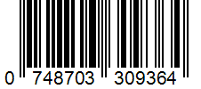 Barcode 0748703309364
