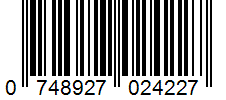 Barcode 0748927024227