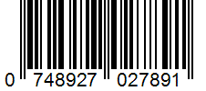 Barcode 0748927027891