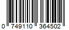 Barcode 0749110364502