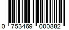Barcode 0753469000882