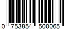 Barcode 0753854500065