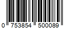 Barcode 0753854500089