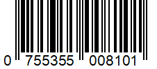 Barcode 0755355008101