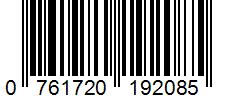 Barcode 0761720192085