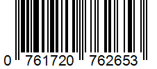 Barcode 0761720762653