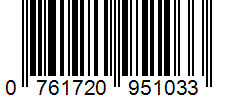 Barcode 0761720951033