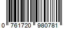 Barcode 0761720980781