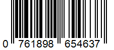 Barcode 0761898654637