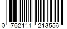 Barcode 0762111213556