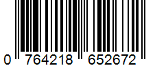 Barcode 0764218652672