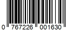 Barcode 0767226001630
