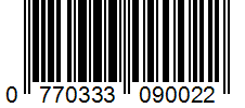 Barcode 0770333090022