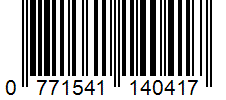 Barcode 0771541140417