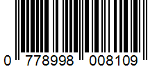 Barcode 0778998008109