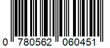 Barcode 0780562060451