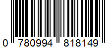 Barcode 0780994818149