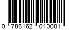 Barcode 0786162010001