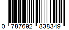 Barcode 0787692838349