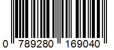 Barcode 0789280169040
