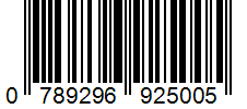 Barcode 0789296925005