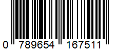 Barcode 0789654167511