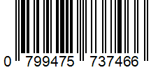 Barcode 0799475737466