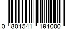 Barcode 0801541191000