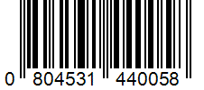Barcode 0804531440058