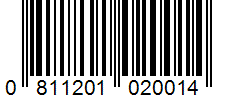 Barcode 0811201020014
