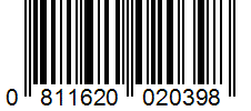 Barcode 0811620020398