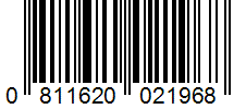 Barcode 0811620021968