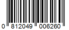 Barcode 0812049006260
