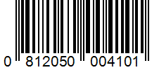 Barcode 0812050004101
