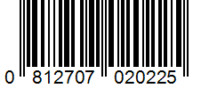 Barcode 0812707020225