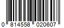 Barcode 0814558020607