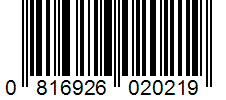 Barcode 0816926020219