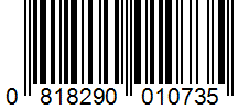 Barcode 0818290010735