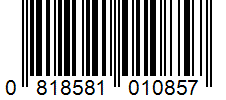 Barcode 0818581010857