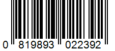 Barcode 0819893022392