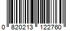 Barcode 0820213122760